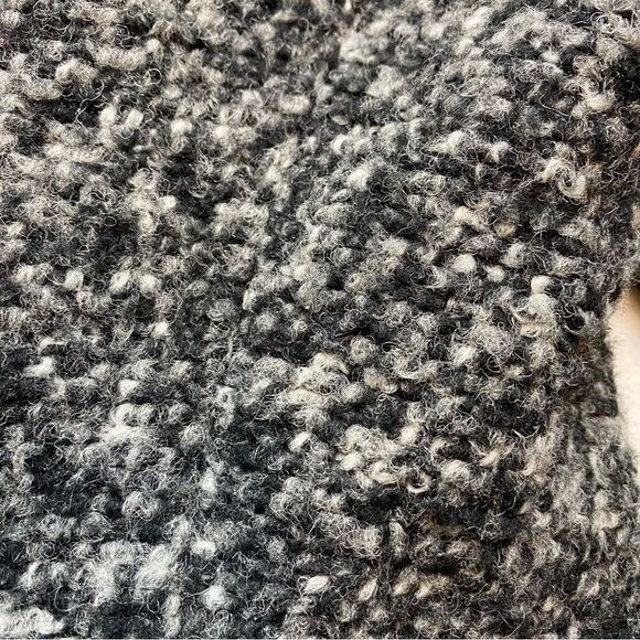 Johnston & Murphy Wool Blend Black Gray White Coat Size Small - Picture 6 of 13